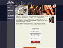 Tablet Screenshot of hudsonsribsandfish.com